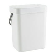 Falleo Clearance Small Kitchen Compost Bin 3L Kitchen Waste Bin Household Countertop Container with Lid for Rubbish Composter